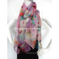 Mulheres Bonito Longo Chiffon Chiffon Wrap Shawl Stole Scarves cachecóis moda quente